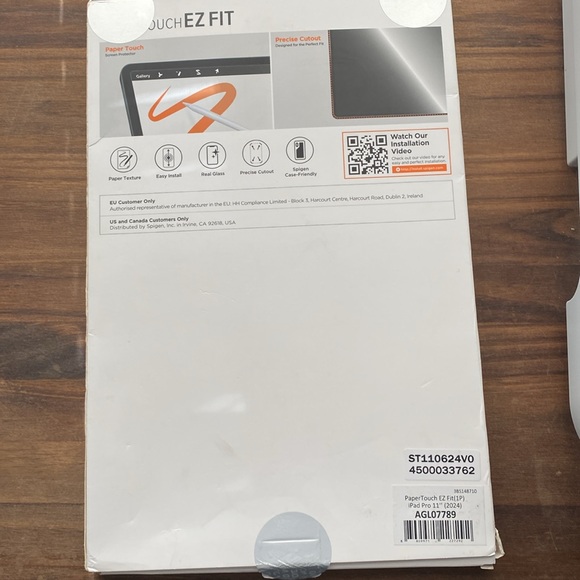 Spigen PaperTouch Tempered Glass Screen Protector for iPad Pro 11" M4 2024 - Picture 8 of 11